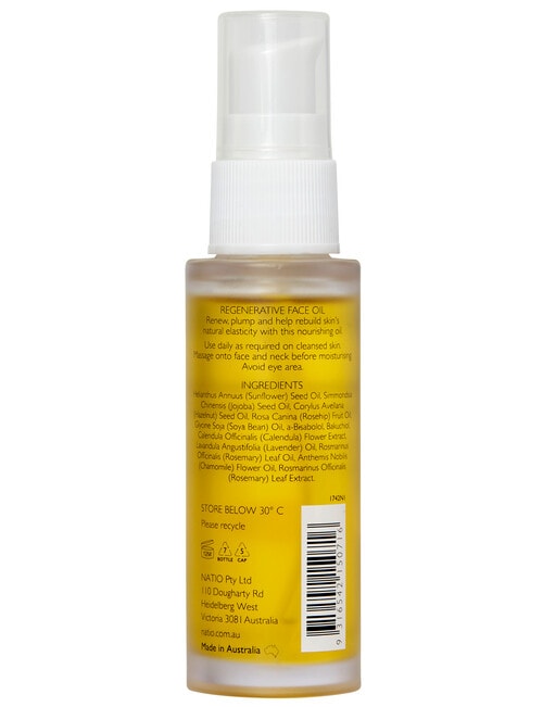 Natio Regenerative Face Oil, 30ml product photo View 02 L