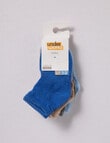 Underworks Stay On Mid Crew Socks, 4-Pack, Neutral product photo View 02 S