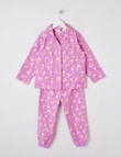 Sleep Mode Some Bunny Woven Flannel PJ Set, Violet, 2-8 product photo