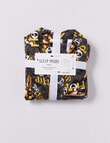 Sleep Mode Hip Hop Woven Flannel PJ Set, Charcoal, 2-8 product photo View 03 S