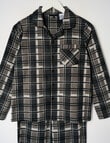 Sleep Squad Legend Check Woven Flannel PJ Set, Charcoal, 8-16 product photo View 02 S