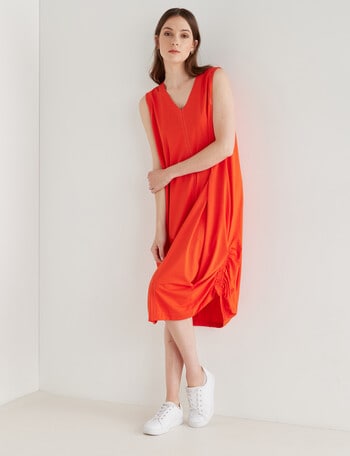 Jigsaw Solar Knit Dress, Orange product photo