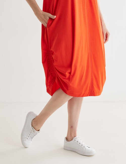 Jigsaw Solar Knit Dress, Orange product photo View 05 L