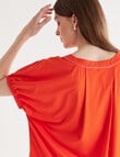 Jigsaw Cocoon Knit Top, Orange product photo View 05 S