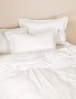 Haven Stone Wash Duvet Cover Set, White product photo View 02 S