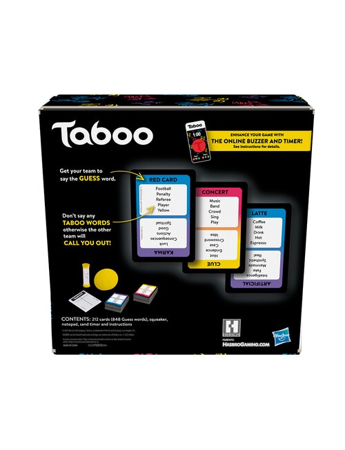 Hasbro Games Classic Taboo Game product photo View 03 L