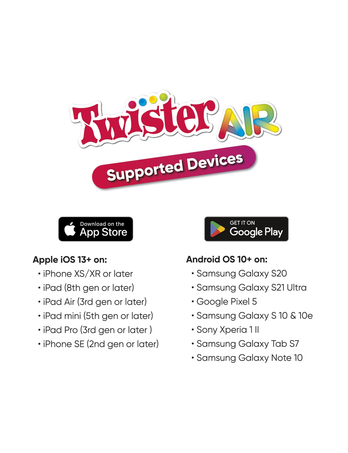 Twister Air, Board Game
