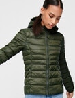 ONLY Tahoe Hood Jacket, Forest Night product photo View 02 S