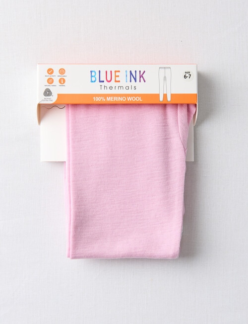 Blue Ink Merino Unisex Long John, Pink product photo View 02 L