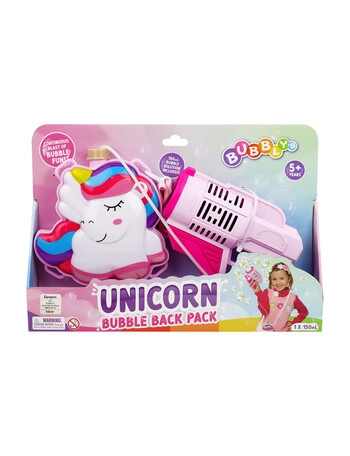 Bubbly'S Unicorn Bubble Back Pack product photo