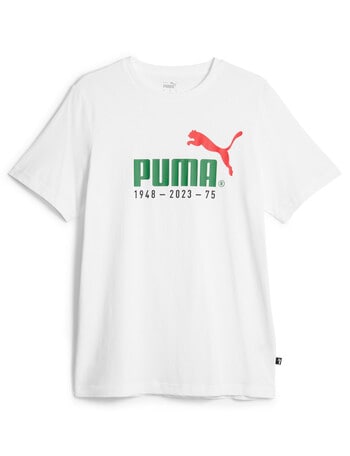 Puma No.1 Logo Celebration Tee, White product photo