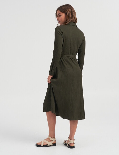 ONLY Martina Long Sleeve Midi Shirt Dress, Rosin product photo View 02 L