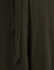 ONLY Martina Long Sleeve Midi Shirt Dress, Rosin product photo View 03 S