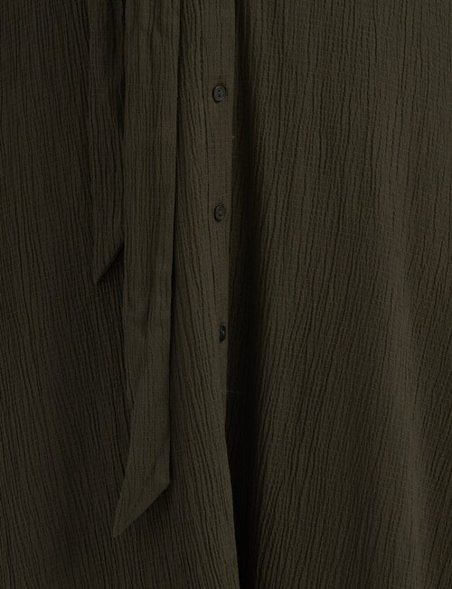 ONLY Martina Long Sleeve Midi Shirt Dress, Rosin product photo View 03 L