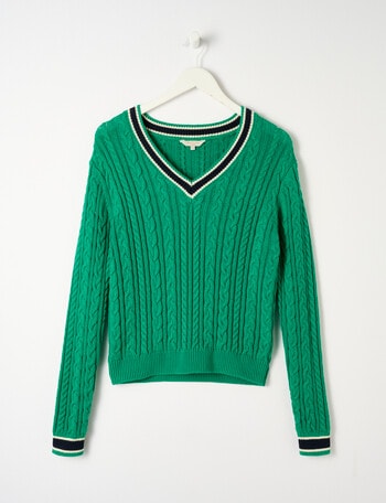 Switch Varsity Cable Jumper, Amazon Green, 8-16 product photo