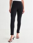 Oliver Black Slim Leg Ponte Shorter Length Pant, Black product photo