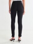 Oliver Black Slim Leg Ponte Shorter Length Pant, Black product photo View 02 S