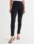 Oliver Black Slim Leg Ponte Shorter Length Pant, Black product photo