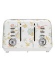 Laura Ashley Elveden 4 Slice Toaster, White, SBT583WS product photo