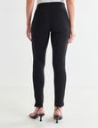 Oliver Black Slim Leg Ponte Regular Length Pant, Black product photo View 02 S