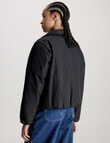 Calvin Klein Short Lightweight Padded Jacket, Black product photo View 02 S