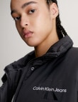 Calvin Klein Short Lightweight Padded Jacket, Black product photo View 03 S