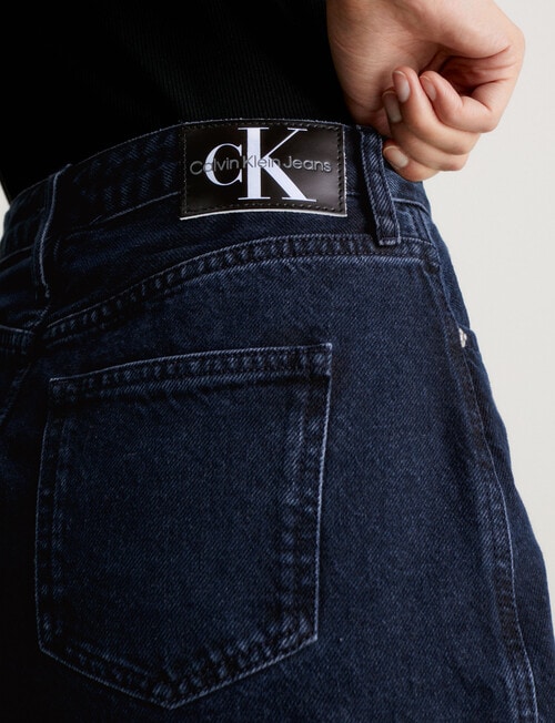Calvin Klein Denim Maxi Skirt, Blue product photo View 03 L
