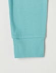 Teeny Weeny Stretch Cotton Pant, Sea Green product photo View 03 S