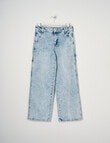 Switch Wide Leg Cargo Jean, Washed Blue product photo