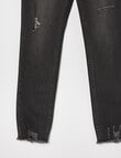Switch Eve Distressed Skinny Jeans, Washed Black product photo View 04 S