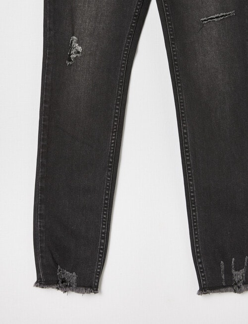 Switch Eve Distressed Skinny Jeans, Washed Black product photo View 04 L