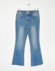 Switch Darcy Denim Flare Jeans, Mid Blue product photo