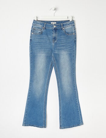 Switch Darcy Denim Flare Jeans, Mid Blue product photo