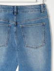 Switch Darcy Denim Flare Jeans, Mid Blue product photo View 02 S