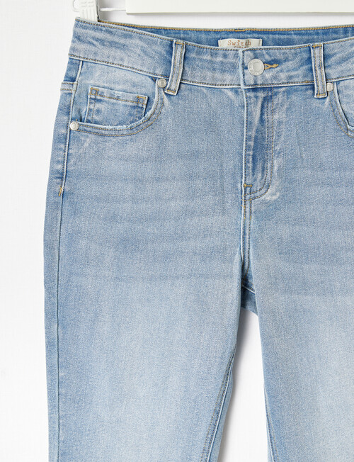 Switch Darcy Denim Flare Jeans, Light Blue product photo View 03 L