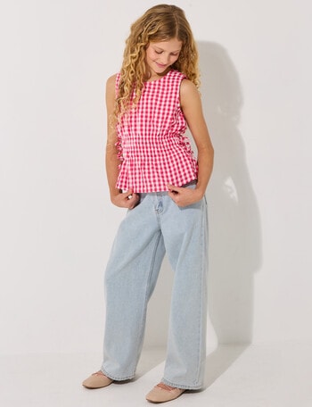 Switch Harlow Wide Leg Jean, Light Blue product photo