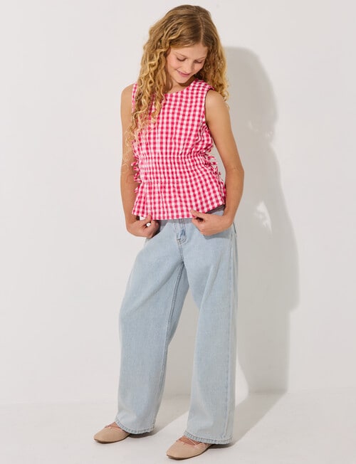 Switch Harlow Wide Leg Jean, Light Blue product photo
