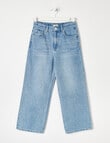 Switch Harlow Wide Leg Jeans, Mid Blue product photo