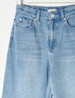 Switch Harlow Wide Leg Jeans, Mid Blue product photo View 03 S