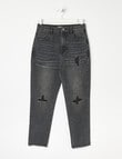 Switch Ella Distressed Jeans, Washed Black product photo