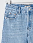 Switch Y2K Denim Wide Leg Jean, Light Blue product photo View 03 S