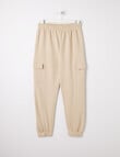 Switch Cargo Fleece Trackpant, Natural product photo