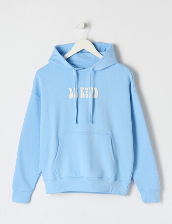 Switch Oversized Be Kind Hoodie, Baby Blue product photo