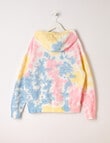 Switch Oversized Tie Dye Hoodie, White Multi product photo View 02 S