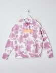 Switch Tie Dye Daisy Oversized Hoodie, Lavender product photo View 02 S