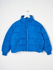 Switch Team Puffer Jacket, Royal Blue product photo