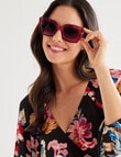 Whistle Accessories Stacey Sunglasses, Magenta product photo