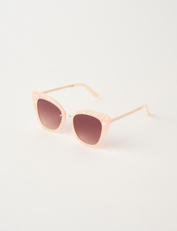 Whistle Accessories Petal Sunglasses, Pink product photo