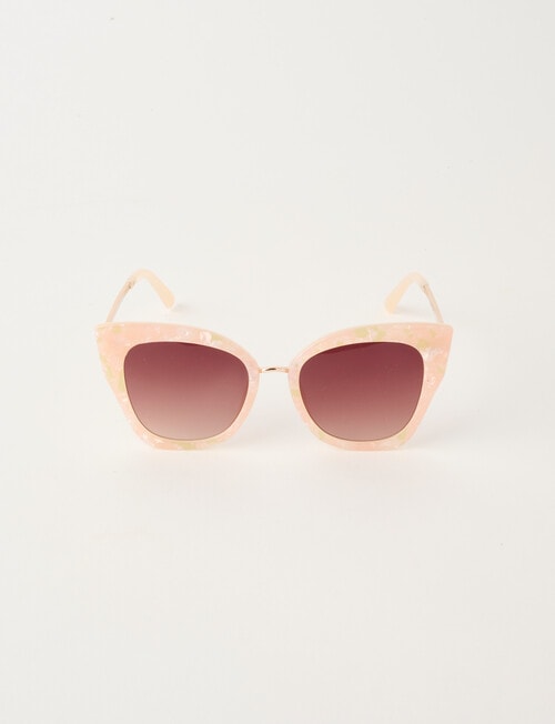 Whistle Accessories Petal Sunglasses, Pink product photo View 03 L