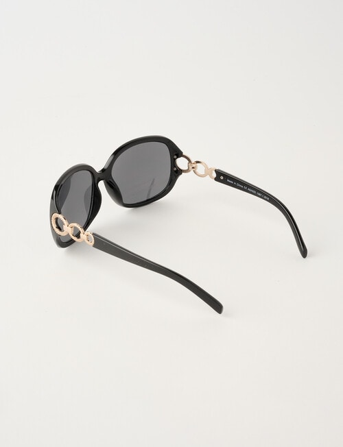Whistle Accessories Kristin Sunglasses, Black product photo View 02 L